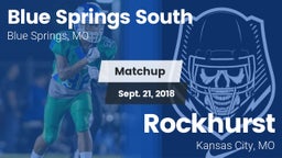 Matchup: Blue Springs South vs. Rockhurst  2018