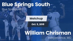 Matchup: Blue Springs South vs. William Chrisman  2018