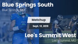 Matchup: Blue Springs South vs. Lee's Summit West  2019