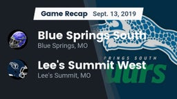 Recap: Blue Springs South  vs. Lee's Summit West  2019