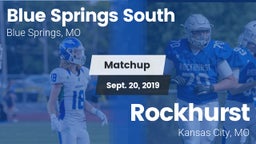 Matchup: Blue Springs South vs. Rockhurst  2019