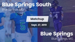 Matchup: Blue Springs South vs. Blue Springs  2019