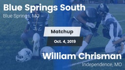 Matchup: Blue Springs South vs. William Chrisman  2019
