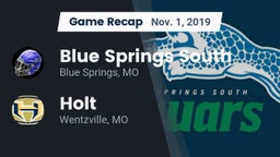 Recap: Blue Springs South  vs. Holt  2019
