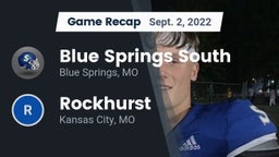 Recap: Blue Springs South  vs. Rockhurst  2022