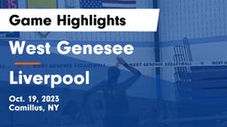 West Genesee  vs Liverpool  Game Highlights - Oct. 19, 2023