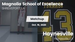 Matchup: Magnolia School of E vs. Haynesville  2020
