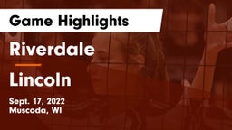 Riverdale  vs Lincoln  Game Highlights - Sept. 17, 2022