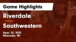 Riverdale  vs Southwestern  Game Highlights - Sept. 22, 2022
