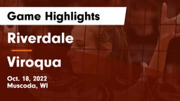 Riverdale  vs Viroqua  Game Highlights - Oct. 18, 2022