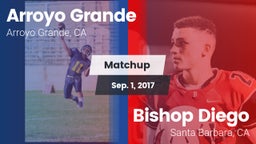 Matchup: Arroyo Grande vs. Bishop Diego  2017