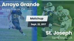 Matchup: Arroyo Grande vs. St. Joseph  2017