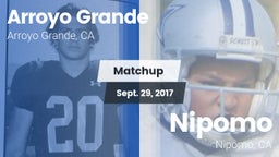 Matchup: Arroyo Grande vs. Nipomo  2017