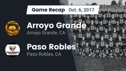Recap: Arroyo Grande  vs. Paso Robles  2017
