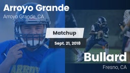 Matchup: Arroyo Grande vs. Bullard  2018