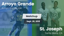 Matchup: Arroyo Grande vs. St. Joseph  2018