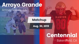 Matchup: Arroyo Grande vs. Centennial  2019