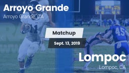 Matchup: Arroyo Grande vs. Lompoc  2019