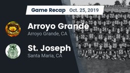 Recap: Arroyo Grande  vs. St. Joseph  2019