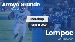 Matchup: Arroyo Grande vs. Lompoc  2020