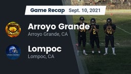 Recap: Arroyo Grande  vs. Lompoc  2021
