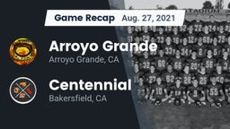 Recap: Arroyo Grande  vs. Centennial  2021