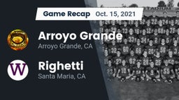 Recap: Arroyo Grande  vs. Righetti  2021