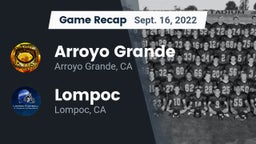 Recap: Arroyo Grande  vs. Lompoc  2022