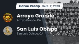 Recap: Arroyo Grande  vs. San Luis Obispo  2023