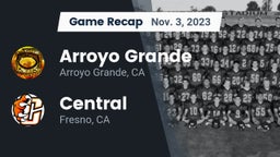 Recap: Arroyo Grande  vs. Central  2023