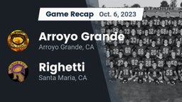 Recap: Arroyo Grande  vs. Righetti  2023