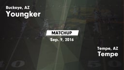 Matchup: Youngker  vs. Tempe  2016
