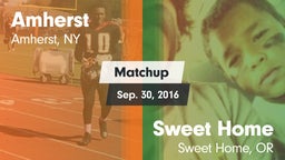 Matchup: Amherst Tigers vs. Sweet Home  2016