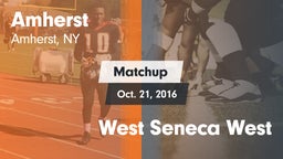 Matchup: Amherst Tigers vs. West Seneca West 2016