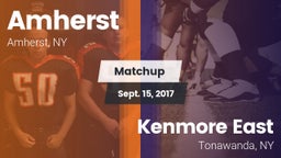 Matchup: Amherst Tigers vs. Kenmore East  2017