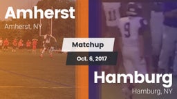 Matchup: Amherst Tigers vs. Hamburg  2017
