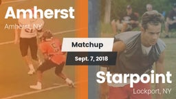 Matchup: Amherst Tigers vs. Starpoint  2018