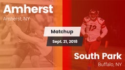 Matchup: Amherst Tigers vs. South Park  2018