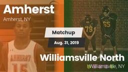 Matchup: Amherst Tigers vs. Williamsville North  2019