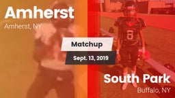 Matchup: Amherst Tigers vs. South Park  2019