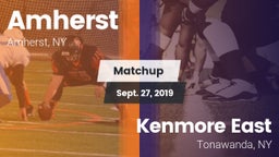Matchup: Amherst Tigers vs. Kenmore East  2019