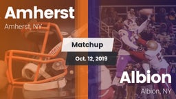 Matchup: Amherst Tigers vs. Albion  2019