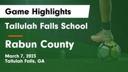 Tallulah Falls School vs Rabun County  Game Highlights - March 7, 2023