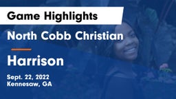 North Cobb Christian  vs Harrison  Game Highlights - Sept. 22, 2022