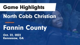 North Cobb Christian  vs Fannin County Game Highlights - Oct. 22, 2022