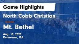 North Cobb Christian  vs Mt. Bethel Game Highlights - Aug. 15, 2023