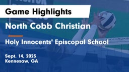 North Cobb Christian  vs Holy Innocents' Episcopal School Game Highlights - Sept. 14, 2023