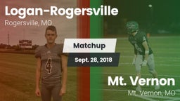 Matchup: Logan-Rogersville vs. Mt. Vernon  2018