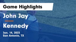 John Jay  vs Kennedy  Game Highlights - Jan. 14, 2023