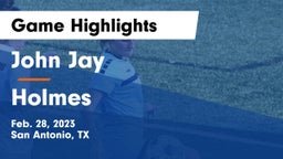 John Jay  vs Holmes  Game Highlights - Feb. 28, 2023